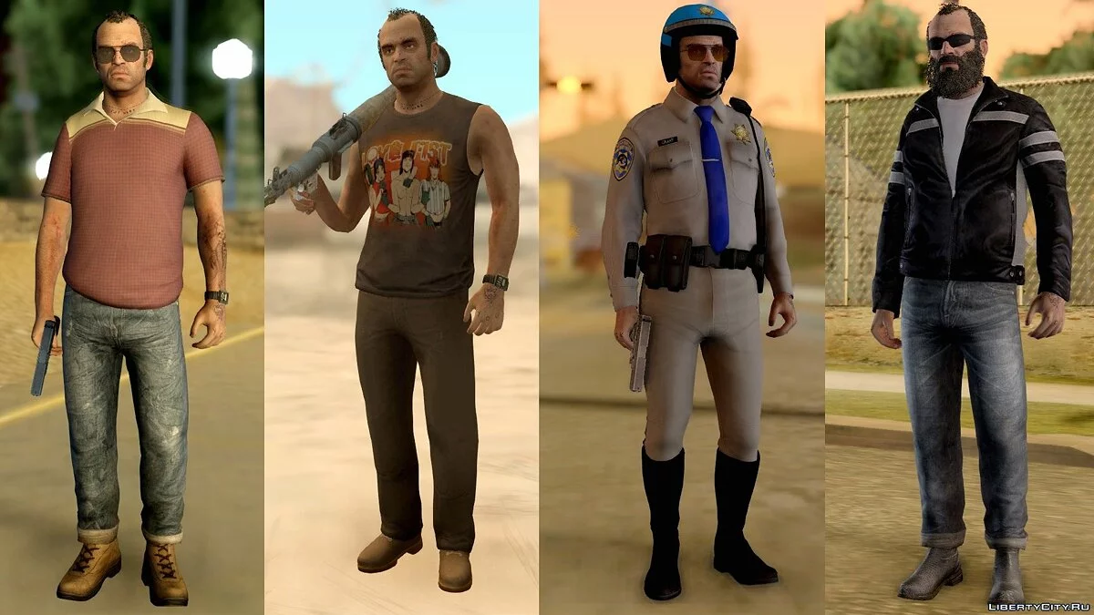 Trevor Phillips Skin Pack / GTA San Andreas