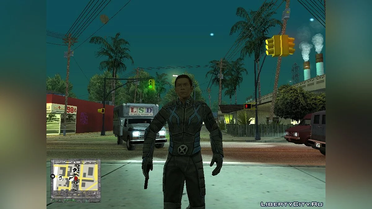 Айсмен из игры X-Men The Official Game / GTA San Andreas