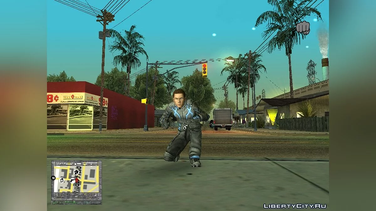 Айсмен из игры X-Men The Official Game / GTA San Andreas