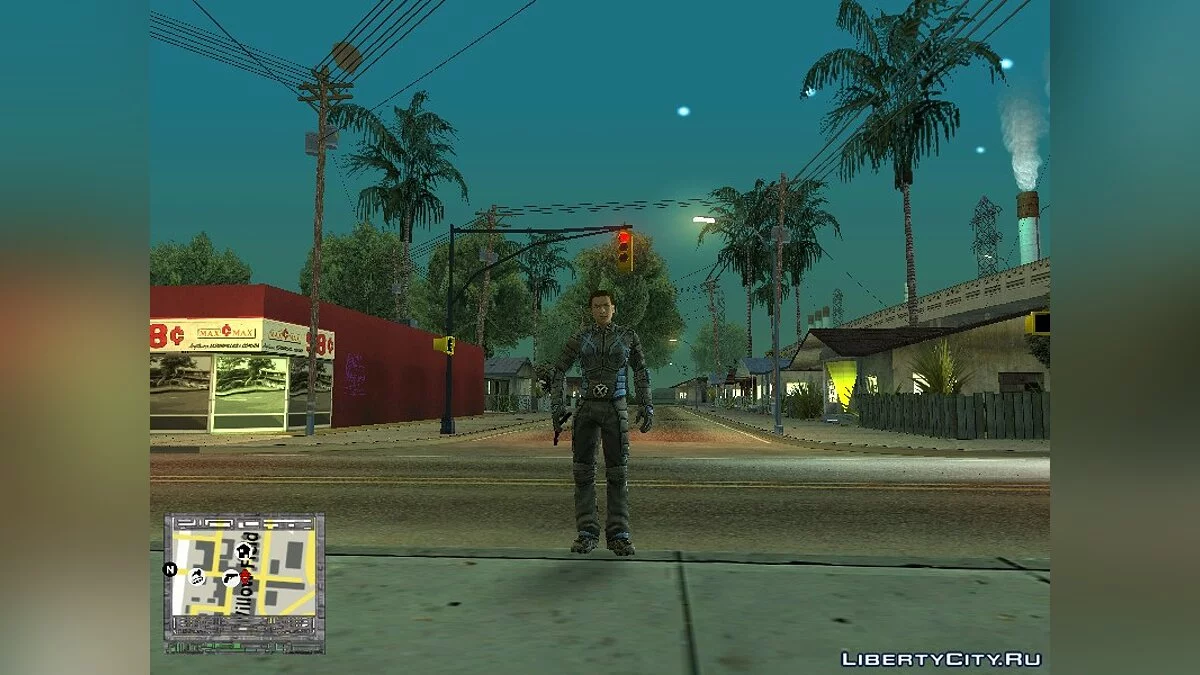 Айсмен из игры X-Men The Official Game / GTA San Andreas