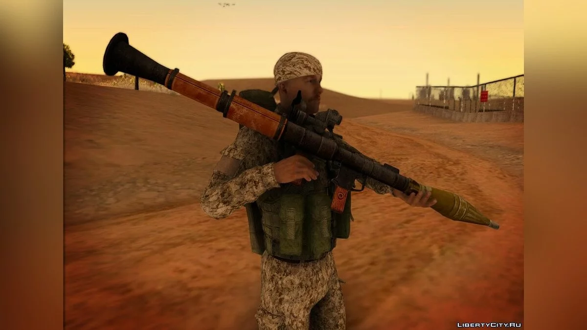 Гранатометчик ВДВ. САР / GTA San Andreas