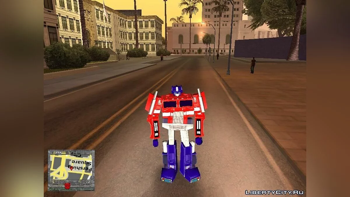 Оптимус Прайм из файтинга DreamMix TV World Fighters / GTA San Andreas