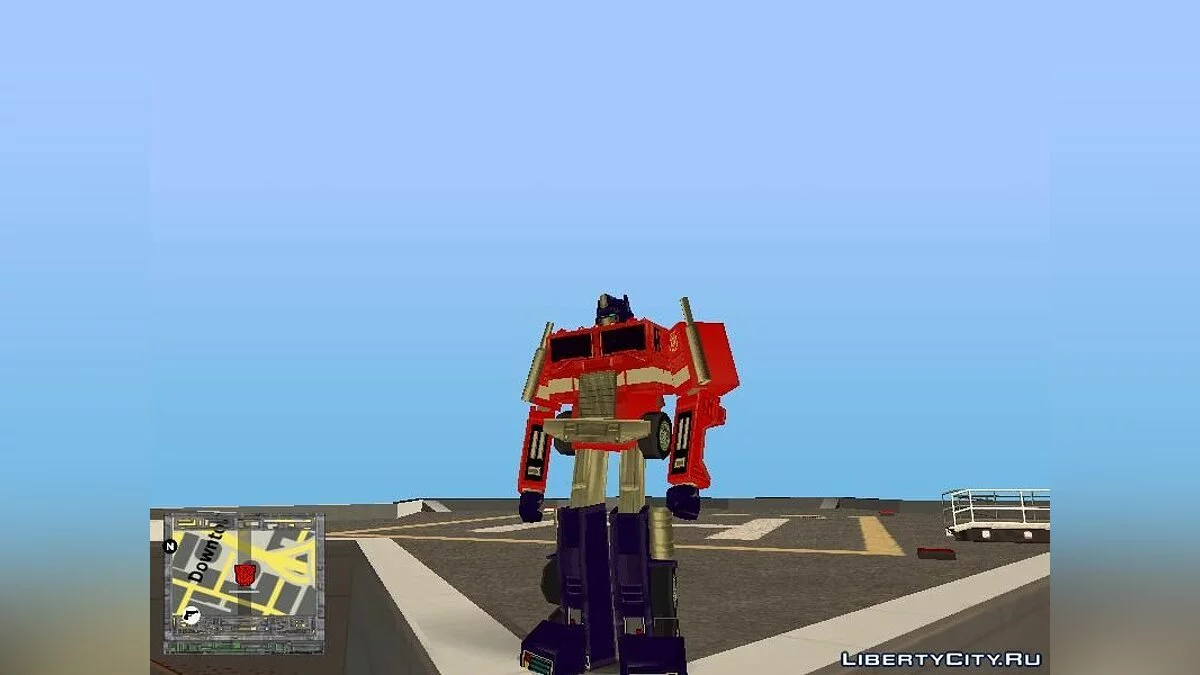 Оптимус Прайм из файтинга DreamMix TV World Fighters / GTA San Andreas