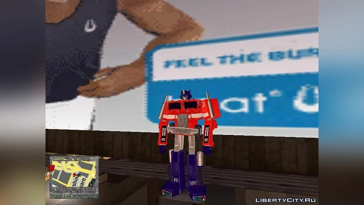 Оптимус Прайм из файтинга DreamMix TV World Fighters / GTA San Andreas