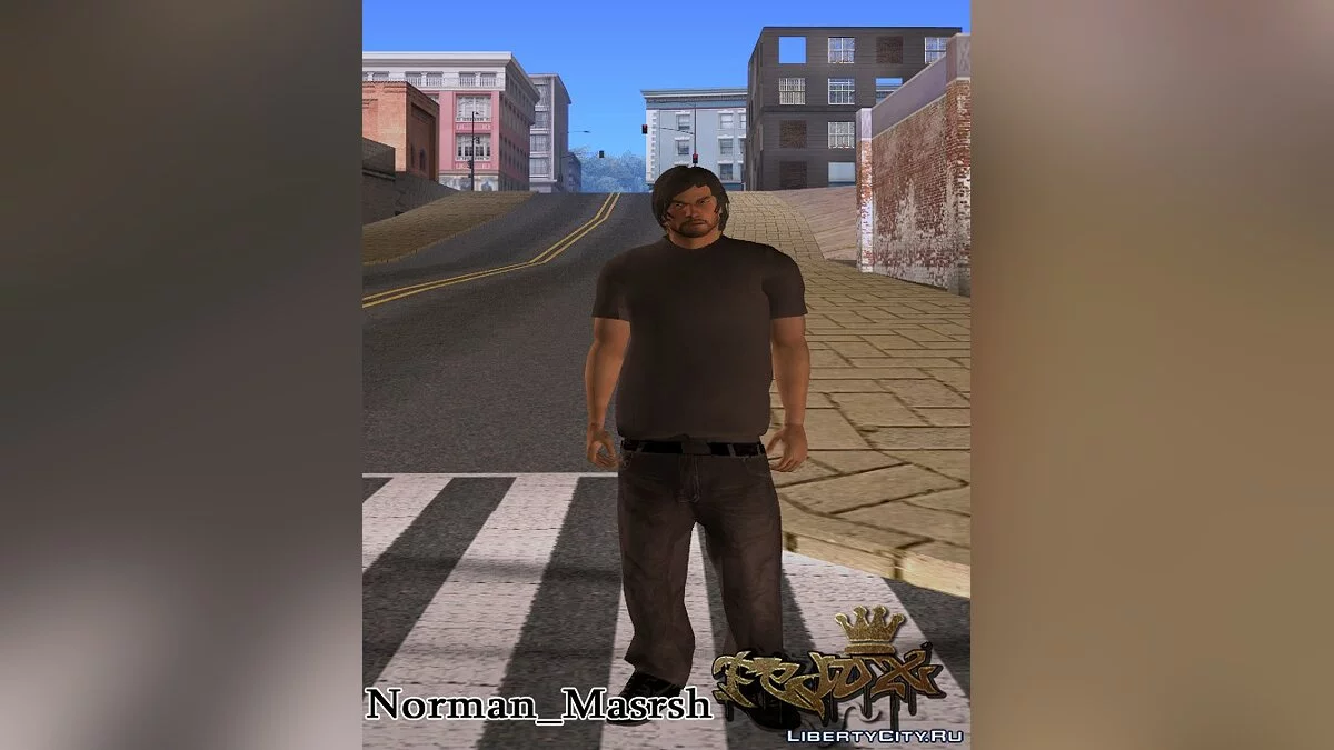 Прохожий в STAFF / GTA San Andreas