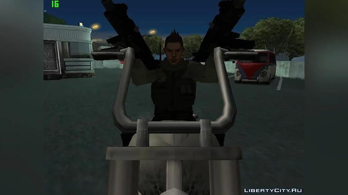 Ретро Леон С. Кеннеди  и Пирс Ниванс из мода для Resident Evil 6 / GTA San Andreas