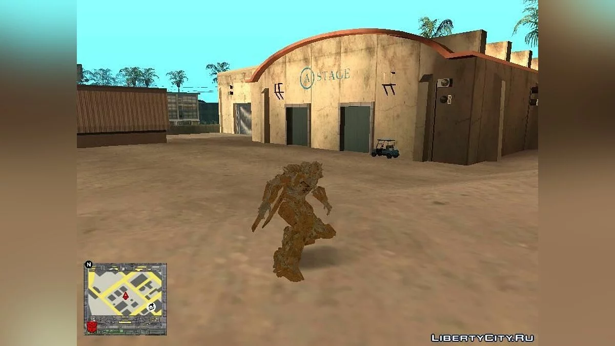 Сентинел Прайм как в фильме \"Трансформеры темная сторона луны\" / GTA San Andreas
