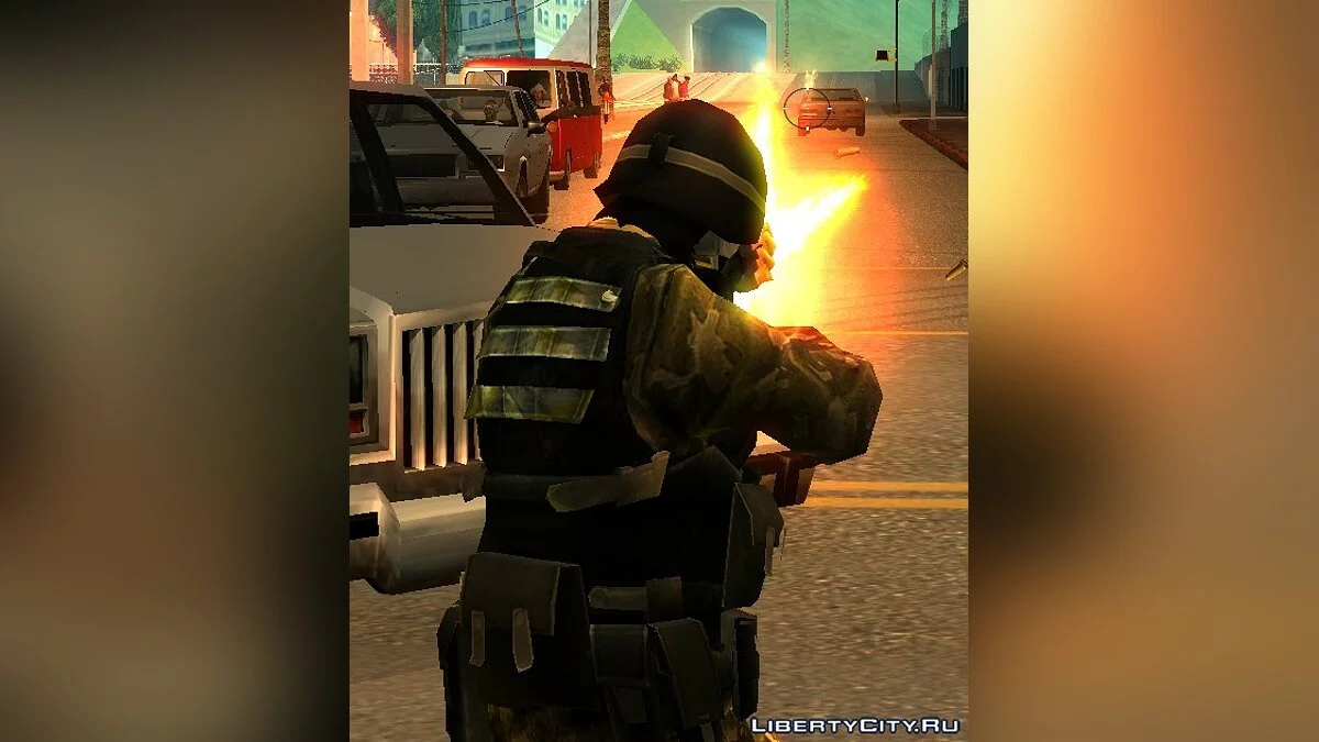 Soldier from Prototype 2 / GTA San Andreas