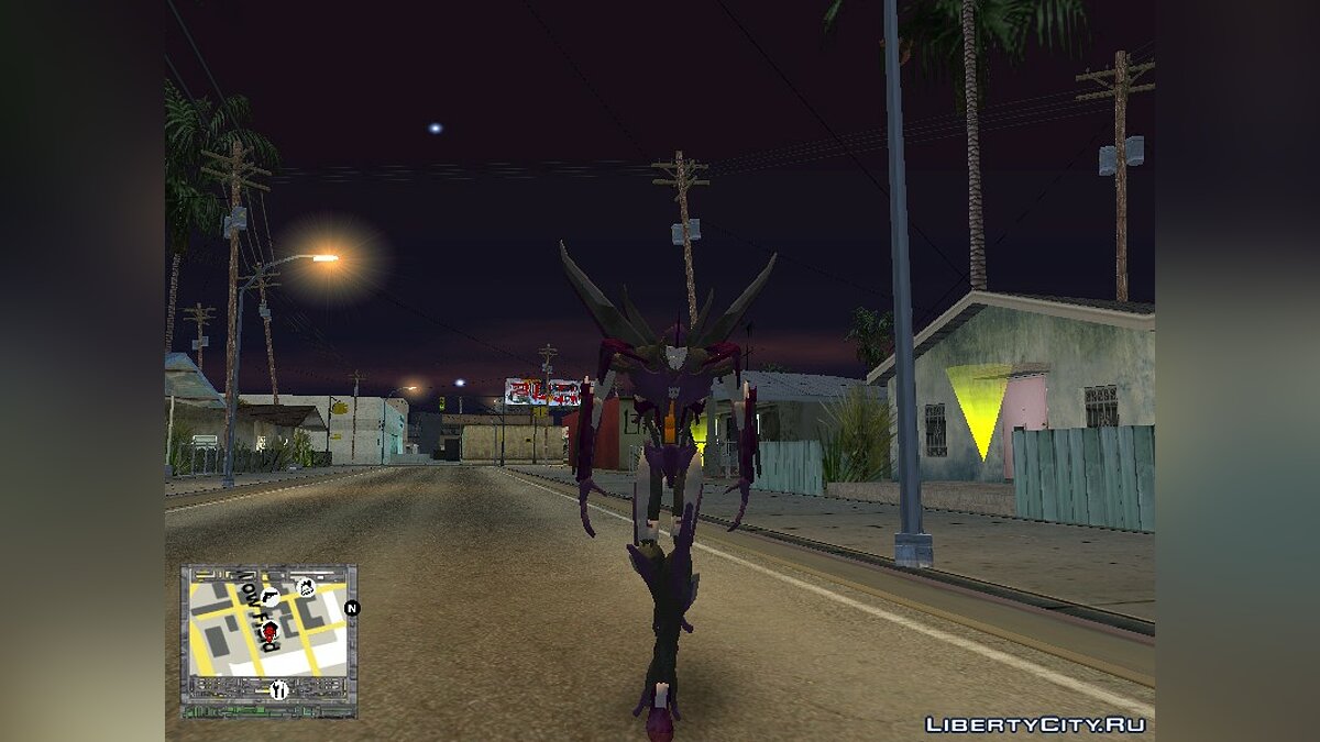 Скачать Старскрим как в Transformers Prime для GTA San Andreas