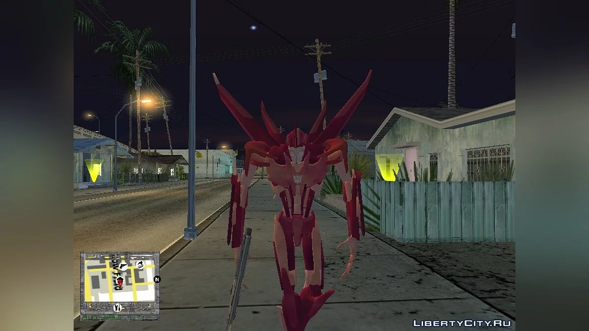 Старскрим как в Transformers Prime / GTA San Andreas