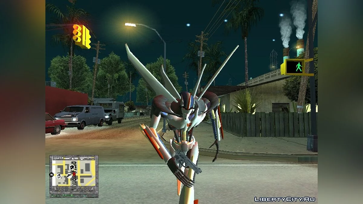 Старскрим как в Transformers Prime / GTA San Andreas