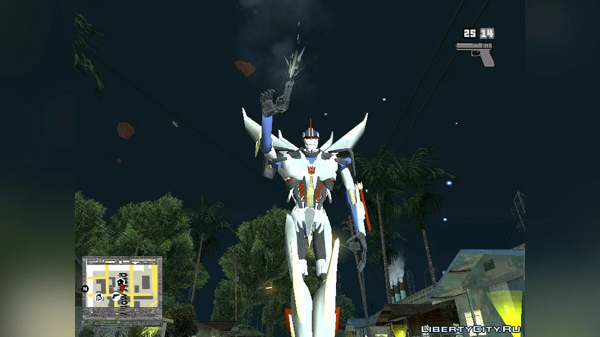 Старскрим как в Transformers Prime / GTA San Andreas