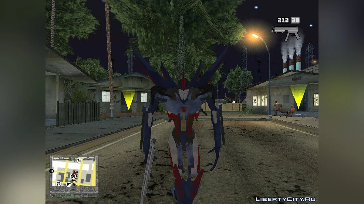 Старскрим как в Transformers Prime / GTA San Andreas