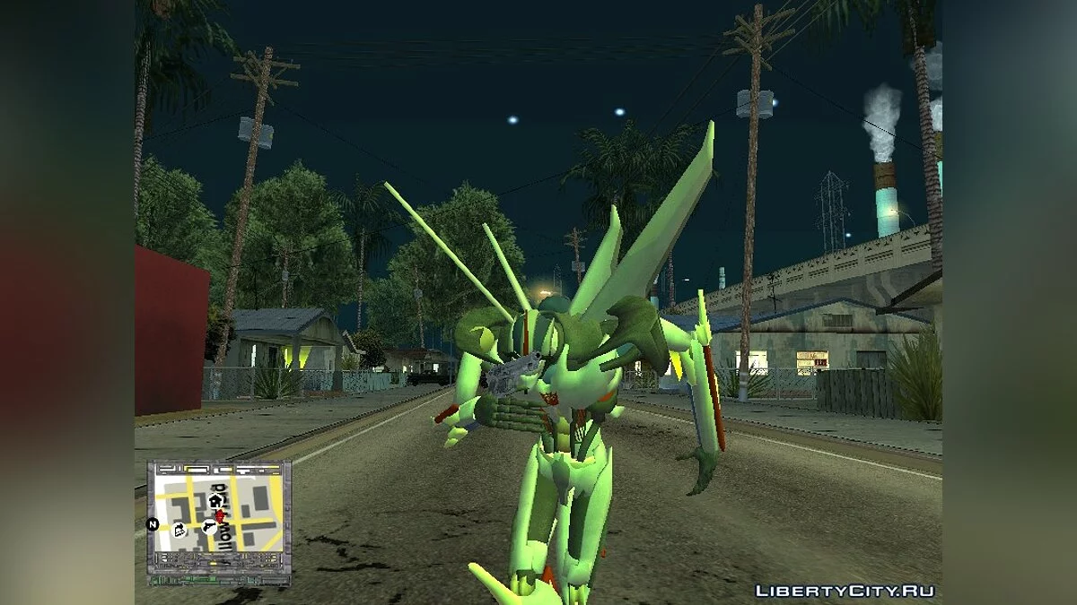 Старскрим как в Transformers Prime / GTA San Andreas