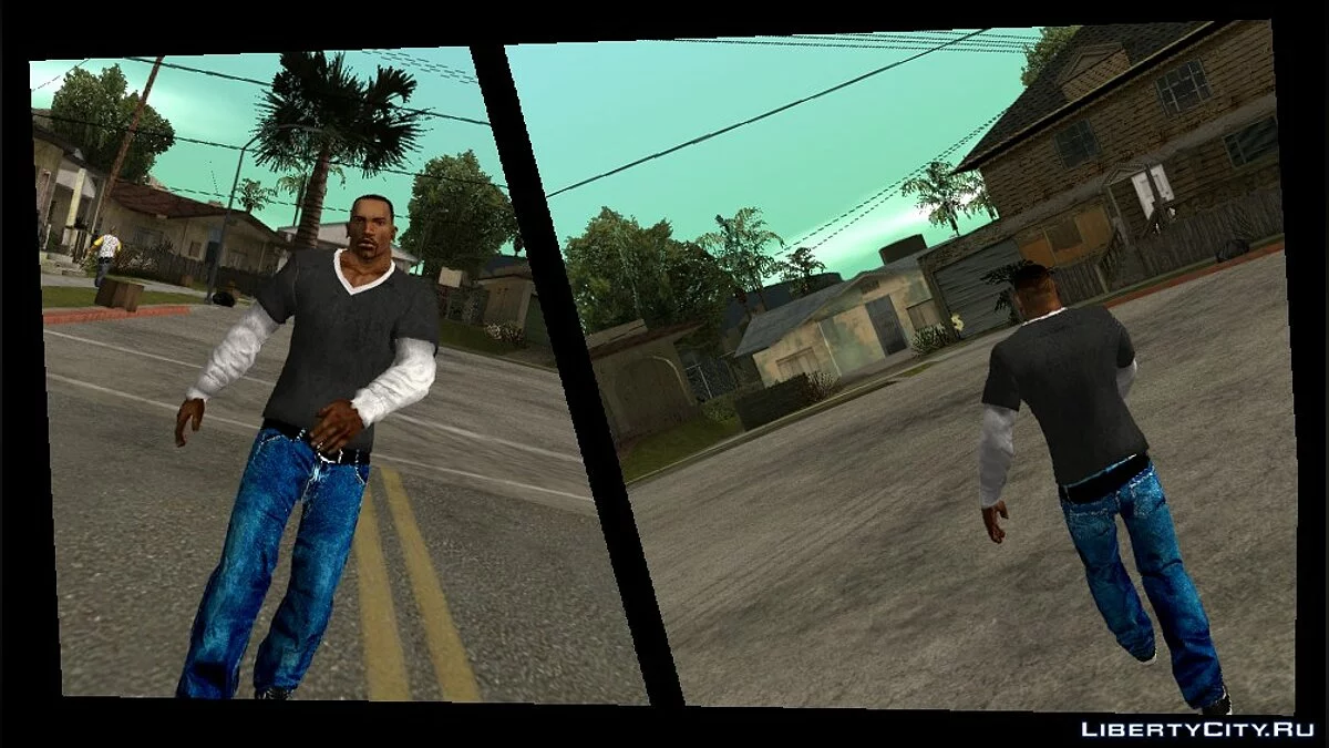 Си-Джей 2014 skin v2 / GTA San Andreas