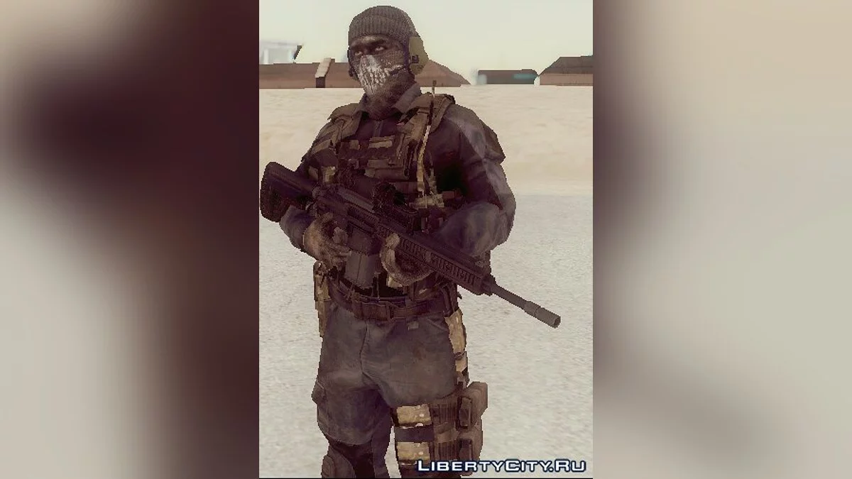 Keegan Percy Russ from Call of Duty Ghosts / GTA San Andreas
