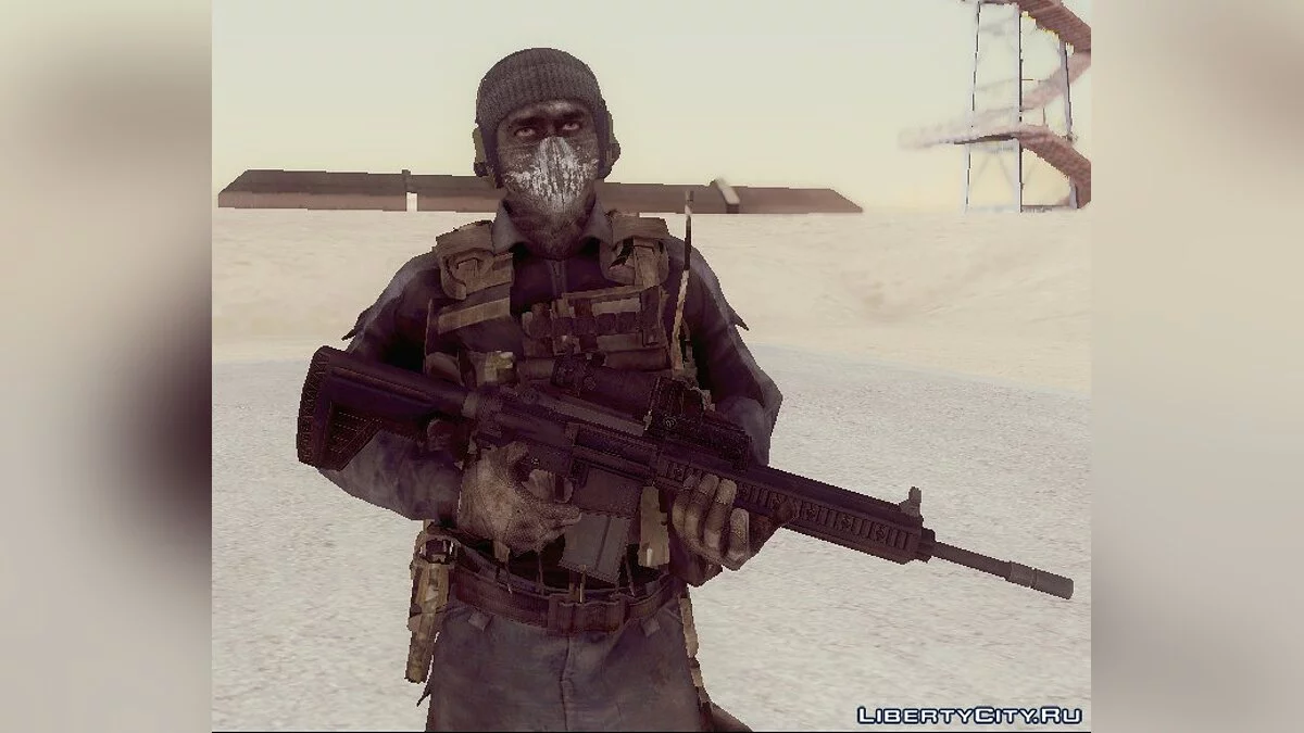 Keegan Percy Russ from Call of Duty Ghosts / GTA San Andreas