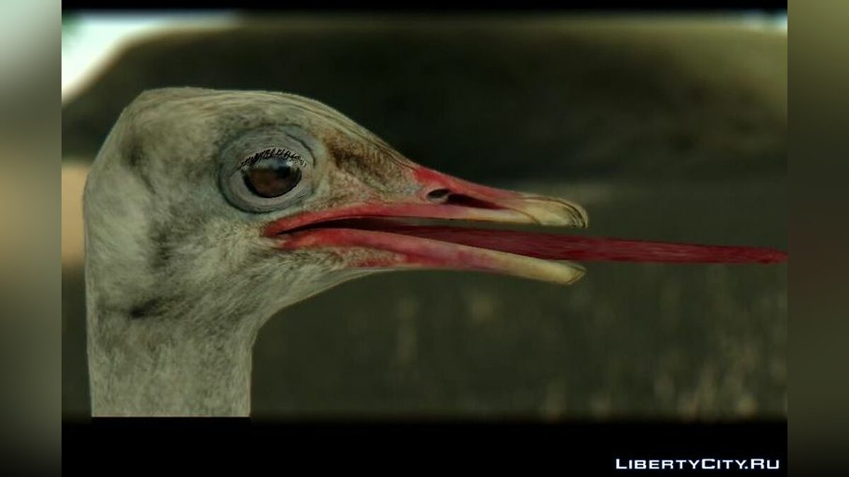 Скачать Ostrich From Goat Simulator для GTA San Andreas