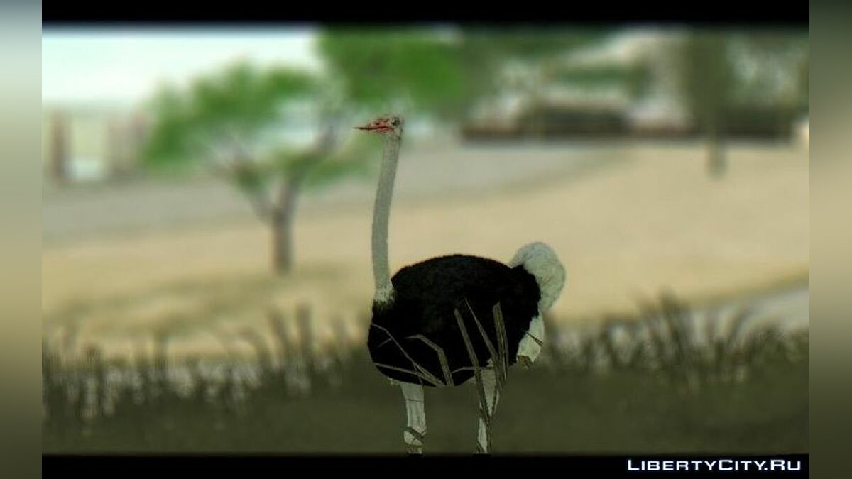 Скачать Ostrich From Goat Simulator для GTA San Andreas