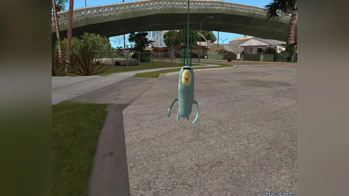 Планктон из Губки-Боба(Plankton from Sponge Bob) / GTA San Andreas