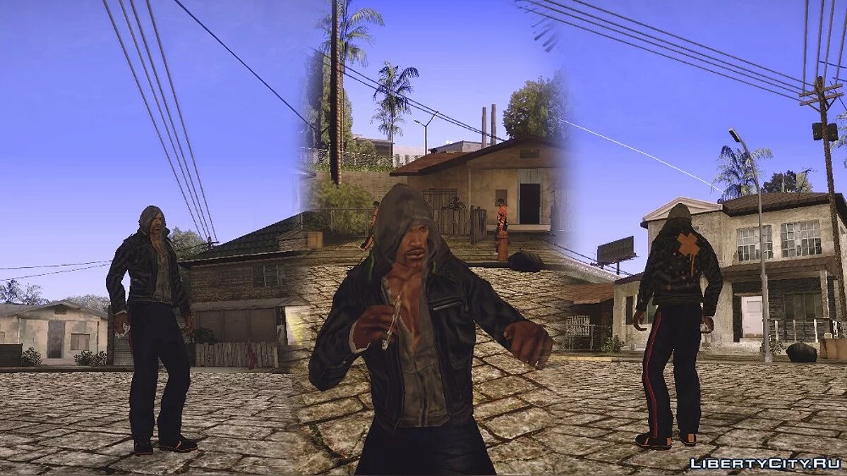 Си-Джей 2014 skin v4 (Final) / GTA San Andreas