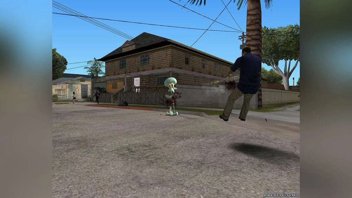 Сквидвард Тентеклас из Губки Боба(Squidward Tentacles from Sponge Bob) / GTA San Andreas