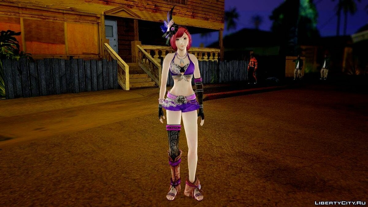 Скачать Warriors Orochi 3 Gracia Samurai Disguises 3 Outfit для GTA San  Andreas