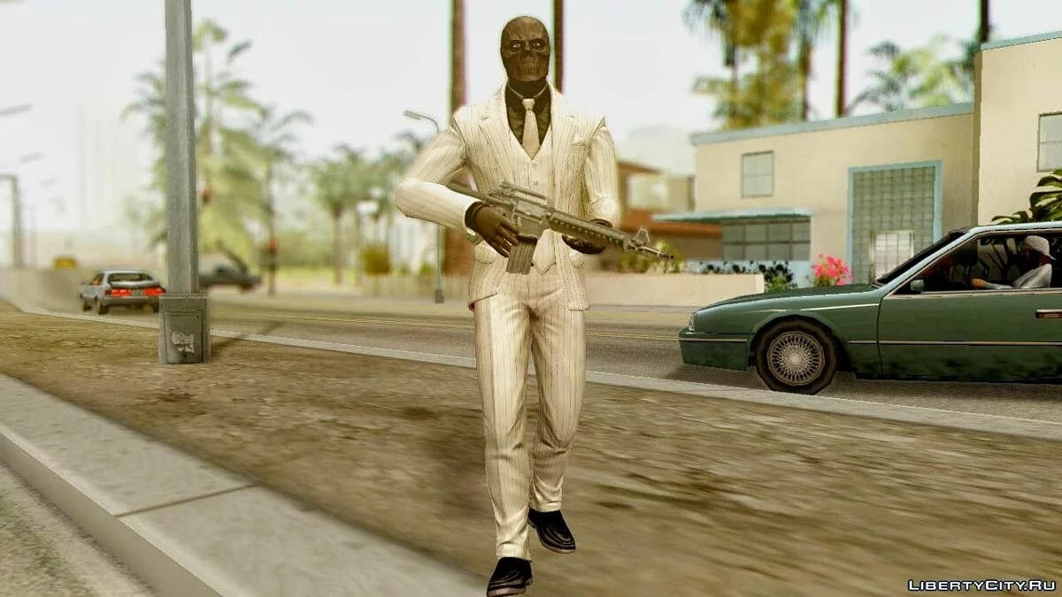 Black Mask From Batman: Arkham Origins / GTA San Andreas