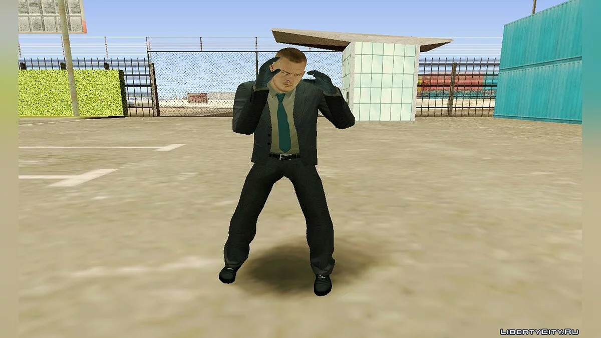 Hoxton From Pay Day 2 / GTA San Andreas