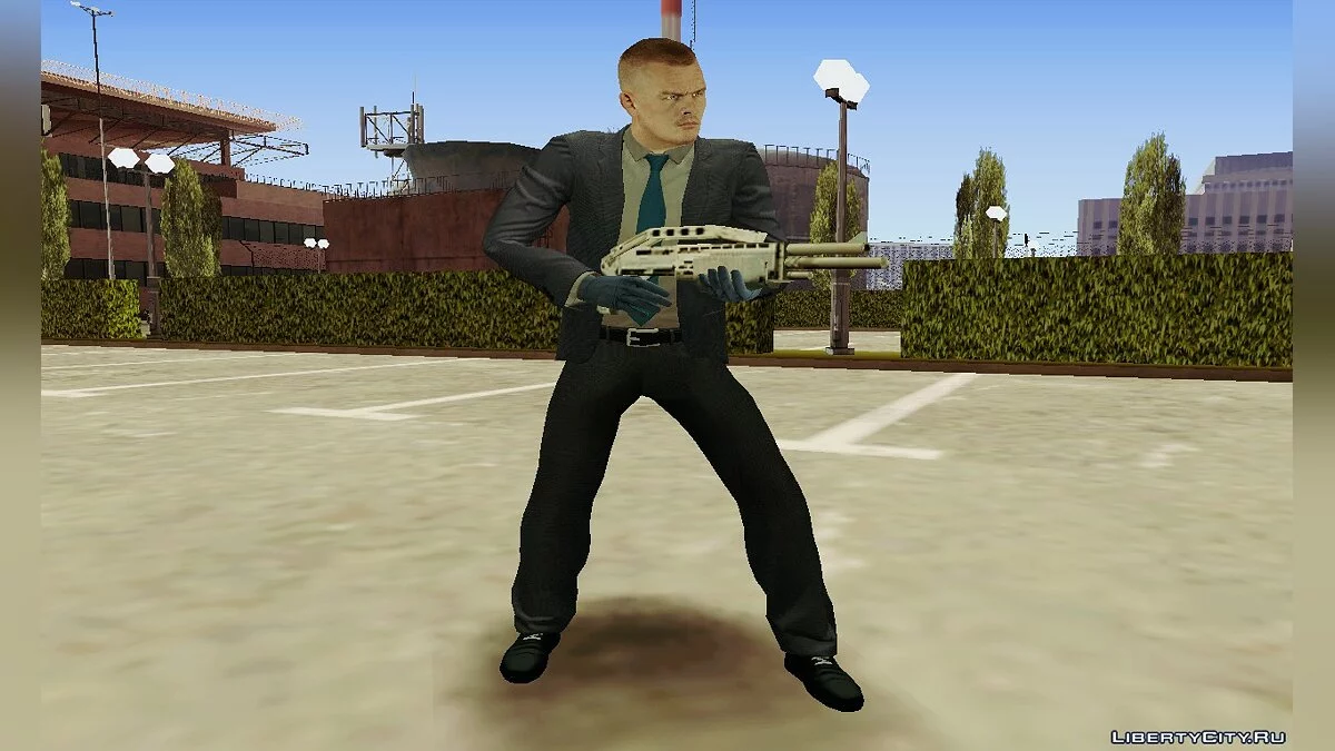 Hoxton From Pay Day 2 / GTA San Andreas