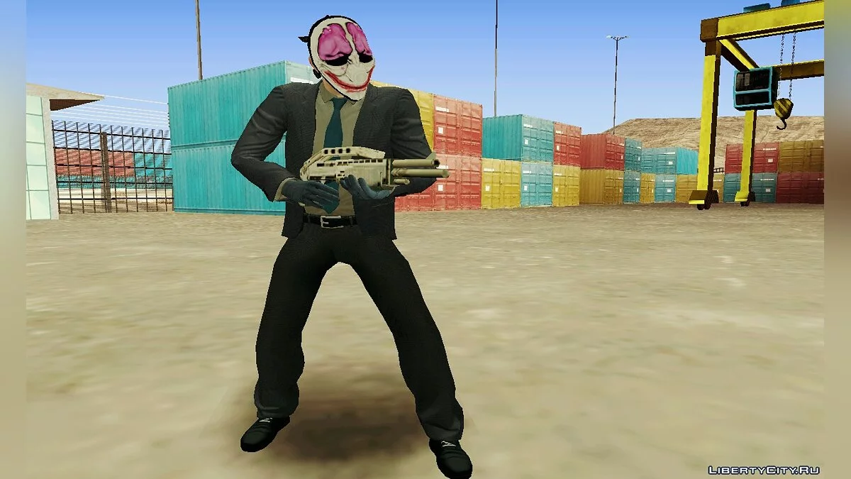 Hoxton From Pay Day 2 / GTA San Andreas