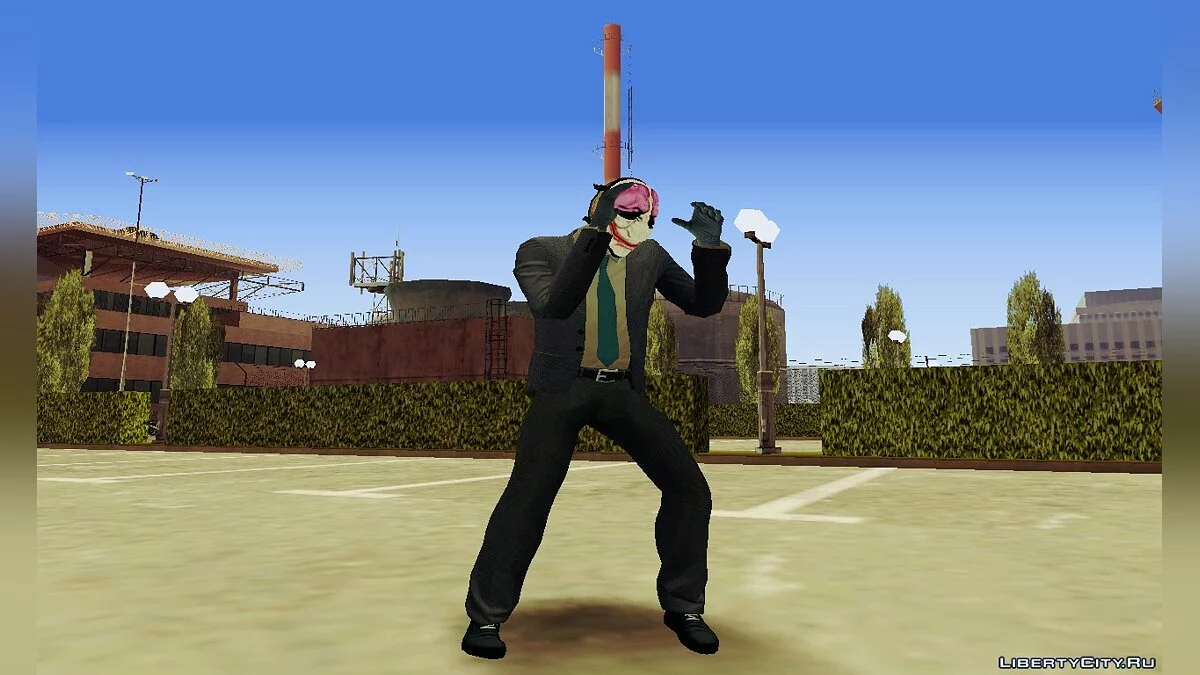 Hoxton From Pay Day 2 / GTA San Andreas