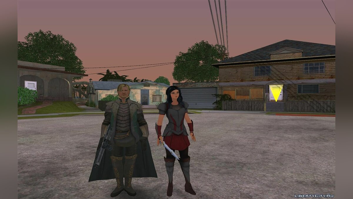 Скачать Lady Sif для GTA San Andreas