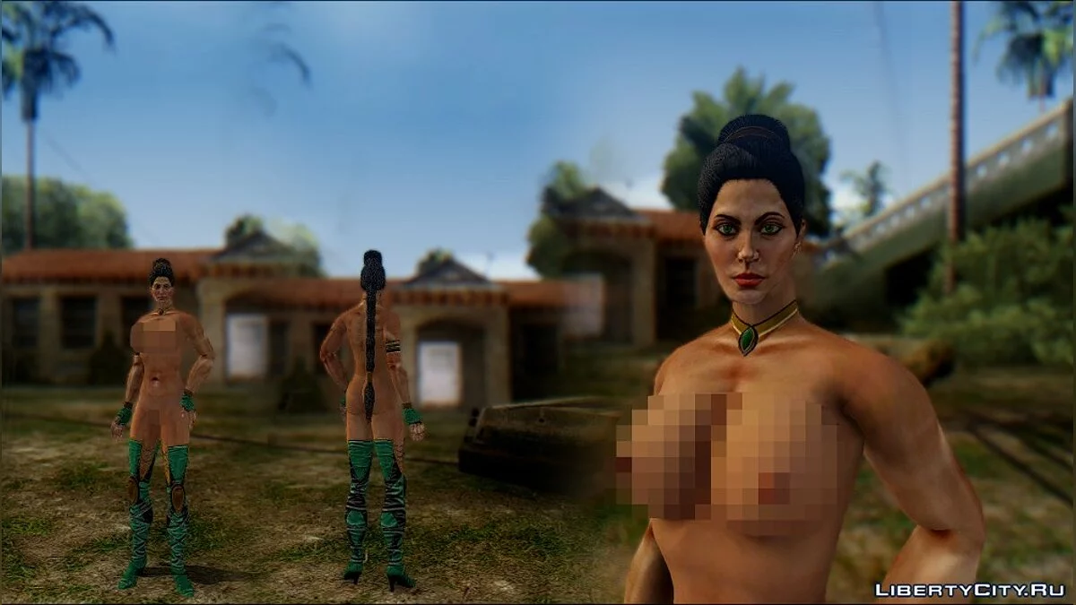 модельки голые topless MK9: Kitana and Jade для GTA San Andreas
