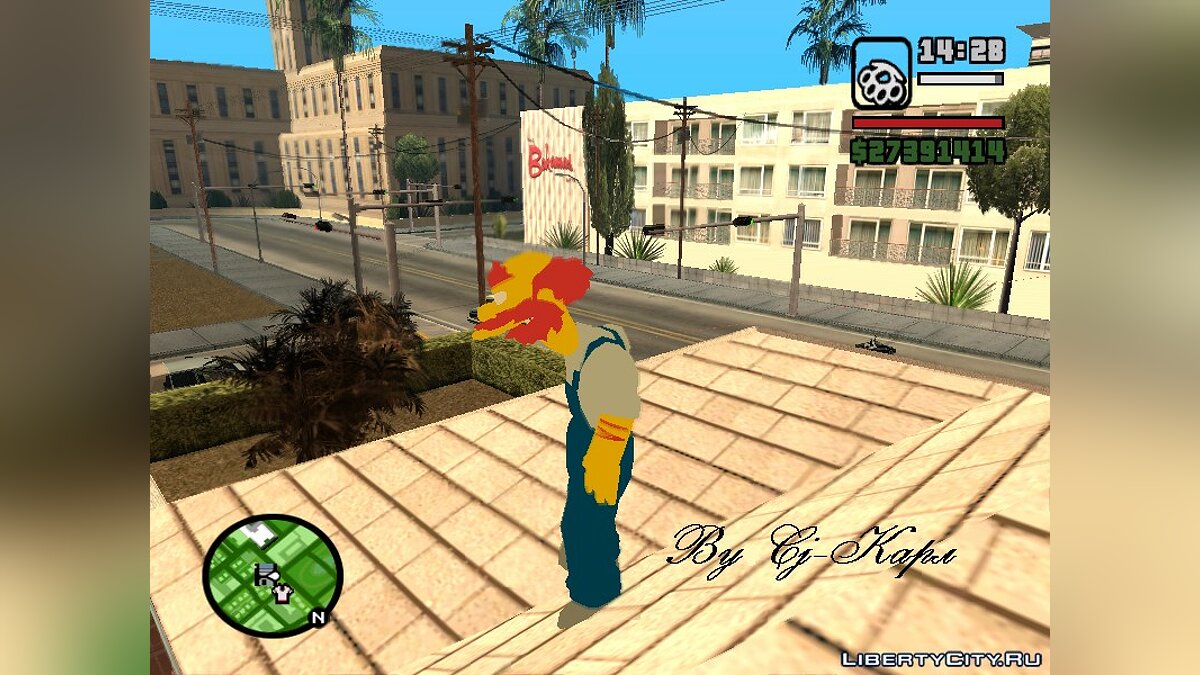 Скачать Садовник Вилли (The Simpsons: Road Rage) для GTA San Andreas