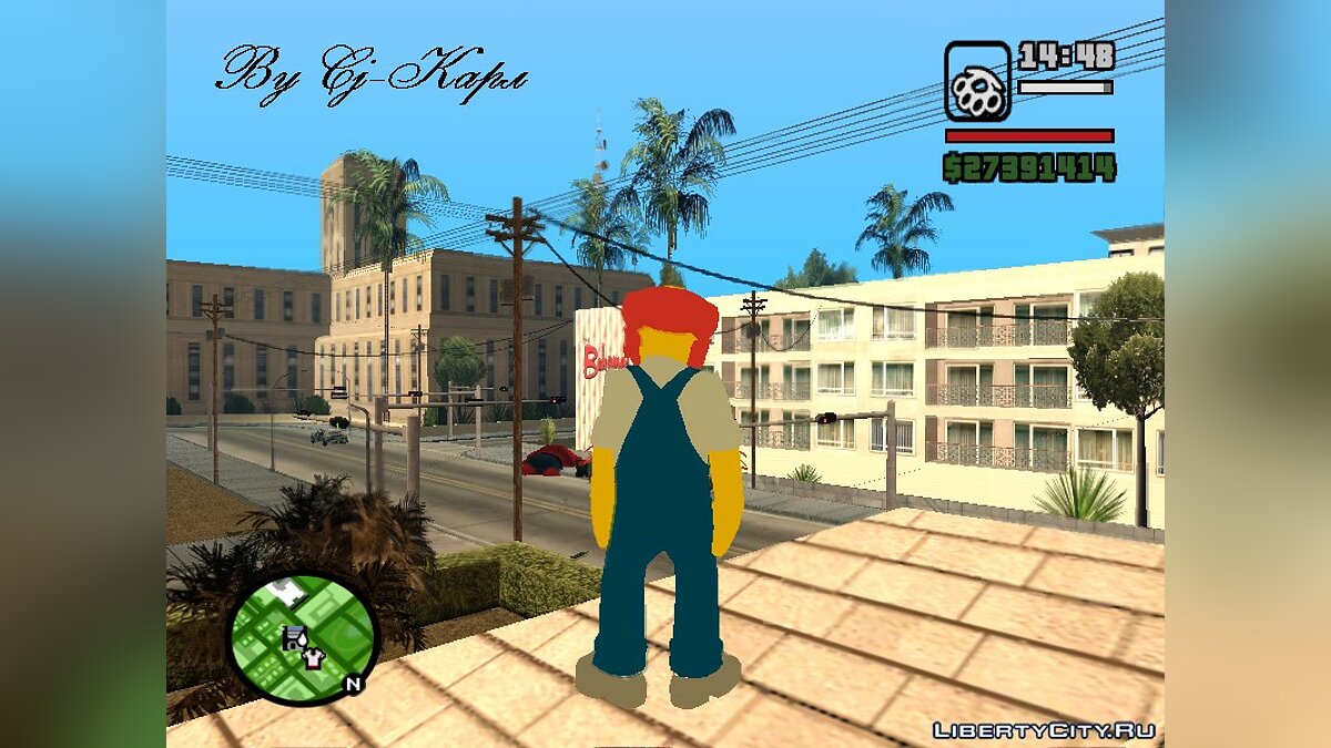 Скачать Садовник Вилли (The Simpsons: Road Rage) для GTA San Andreas