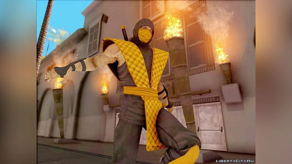 Scorpion from MK9 / GTA San Andreas