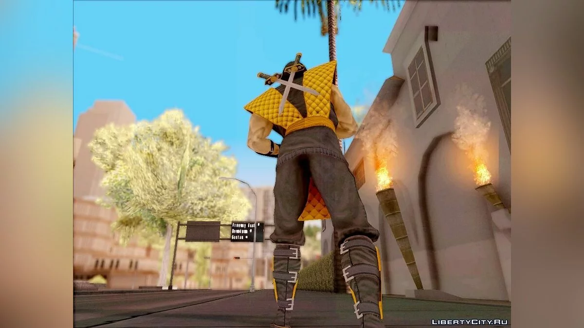 Scorpion from MK9 / GTA San Andreas