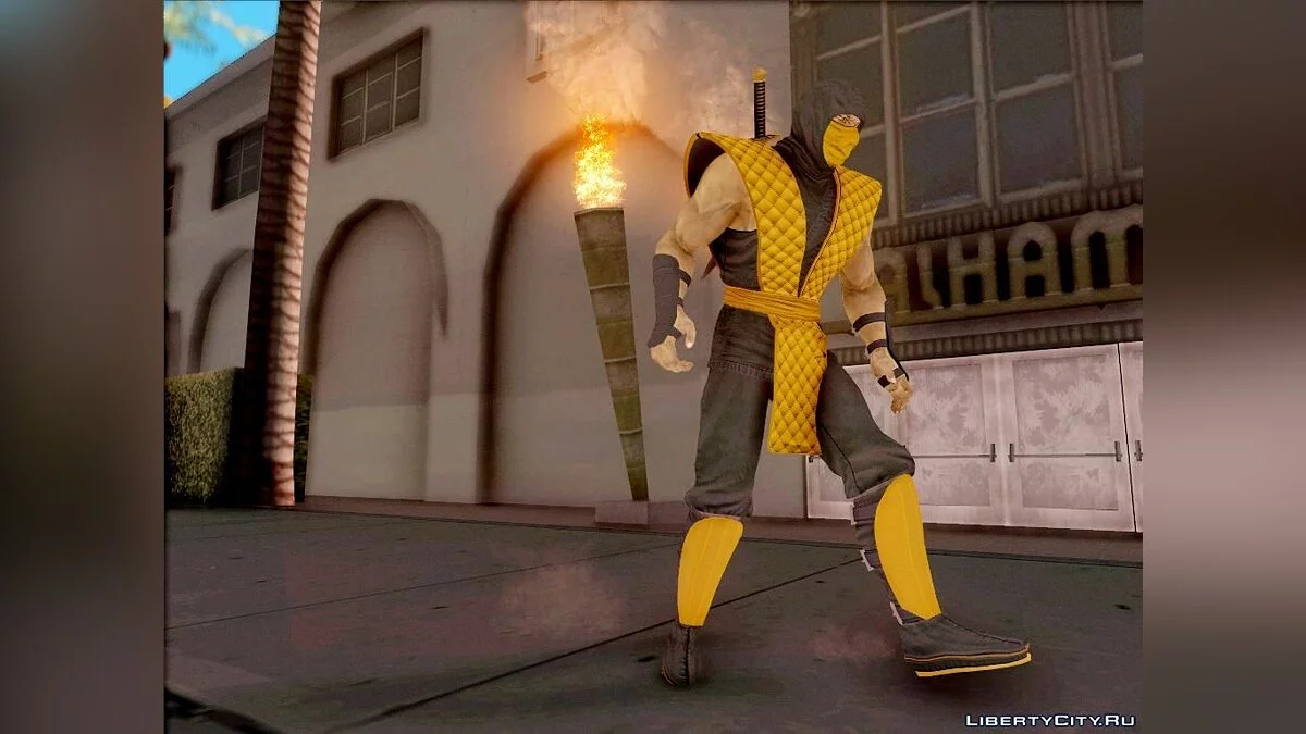 Scorpion from MK9 / GTA San Andreas