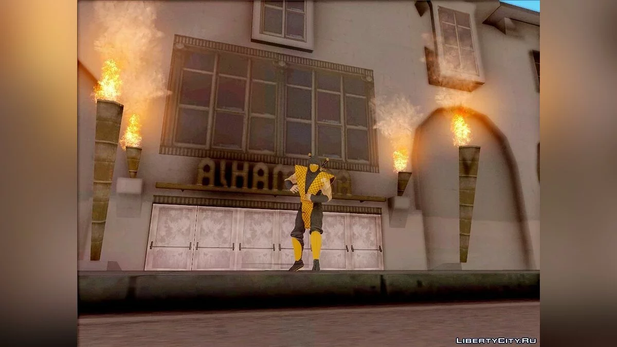 Scorpion from MK9 / GTA San Andreas