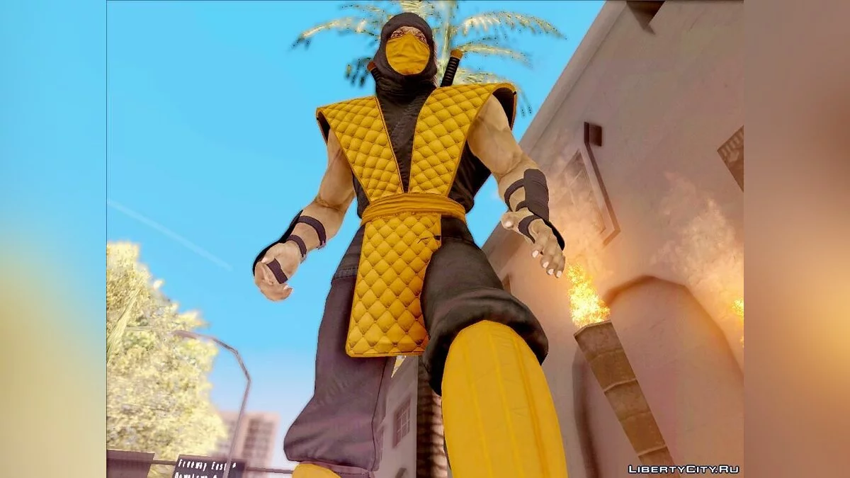 Scorpion from MK9 / GTA San Andreas