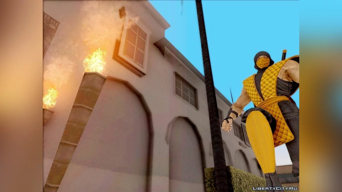 Scorpion from MK9 / GTA San Andreas