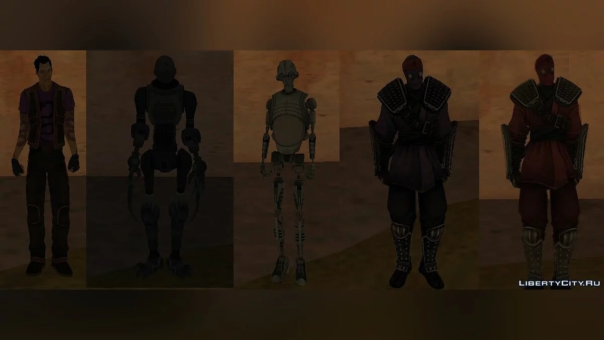 TMNT-OotS Skin PACK v1 / GTA San Andreas