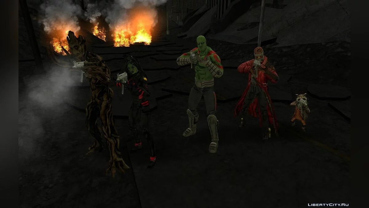 Guardians of the Galaxy for GTA SA / GTA San Andreas