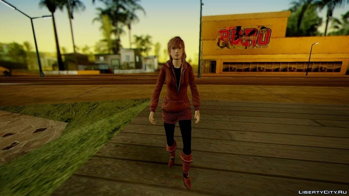 Final Fantasy XIII Lightning Casual / GTA San Andreas