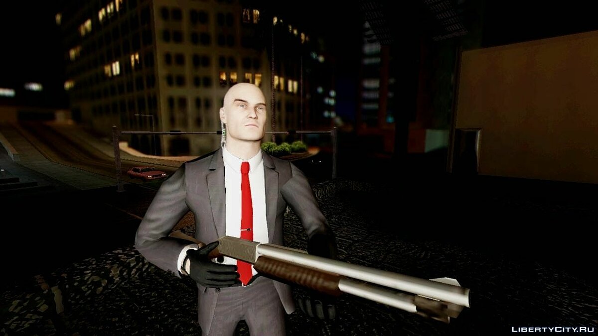 Скачать Hitman Absolution Agent 47 для GTA San Andreas