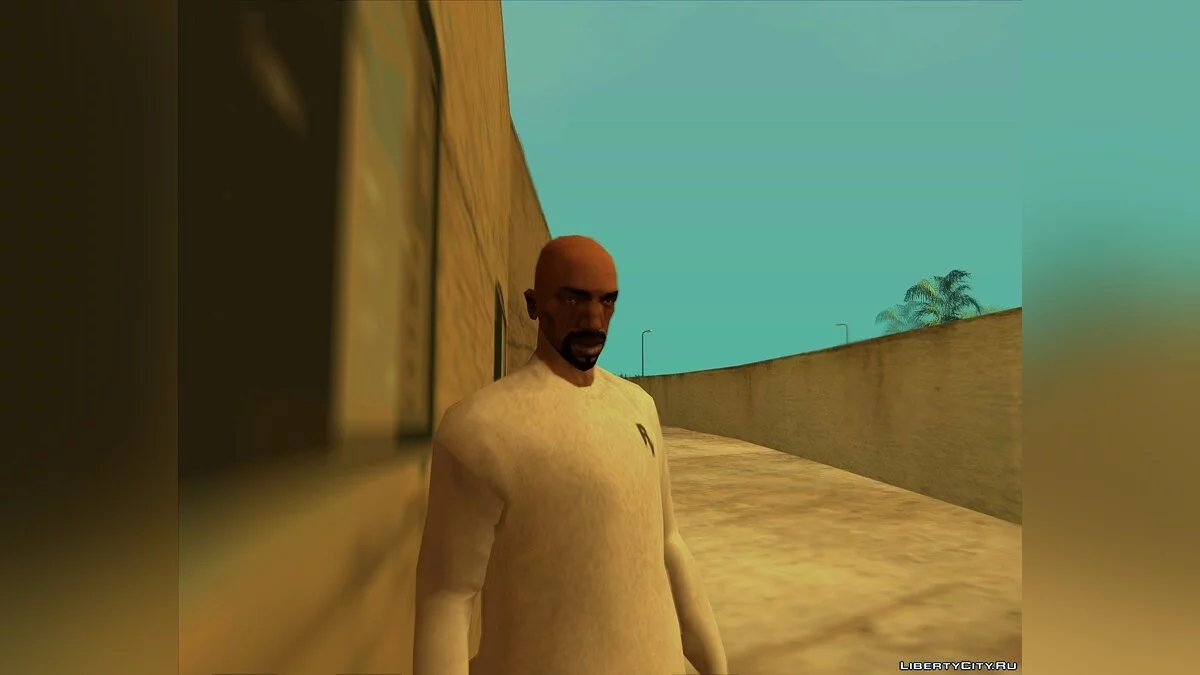 Лицо CJ как в ранней бета (альфа) версии / GTA San Andreas
