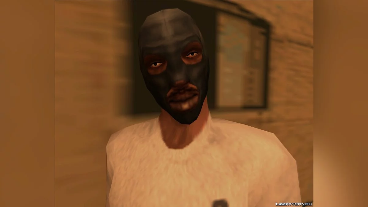 Лицо CJ как в ранней бета (альфа) версии / GTA San Andreas