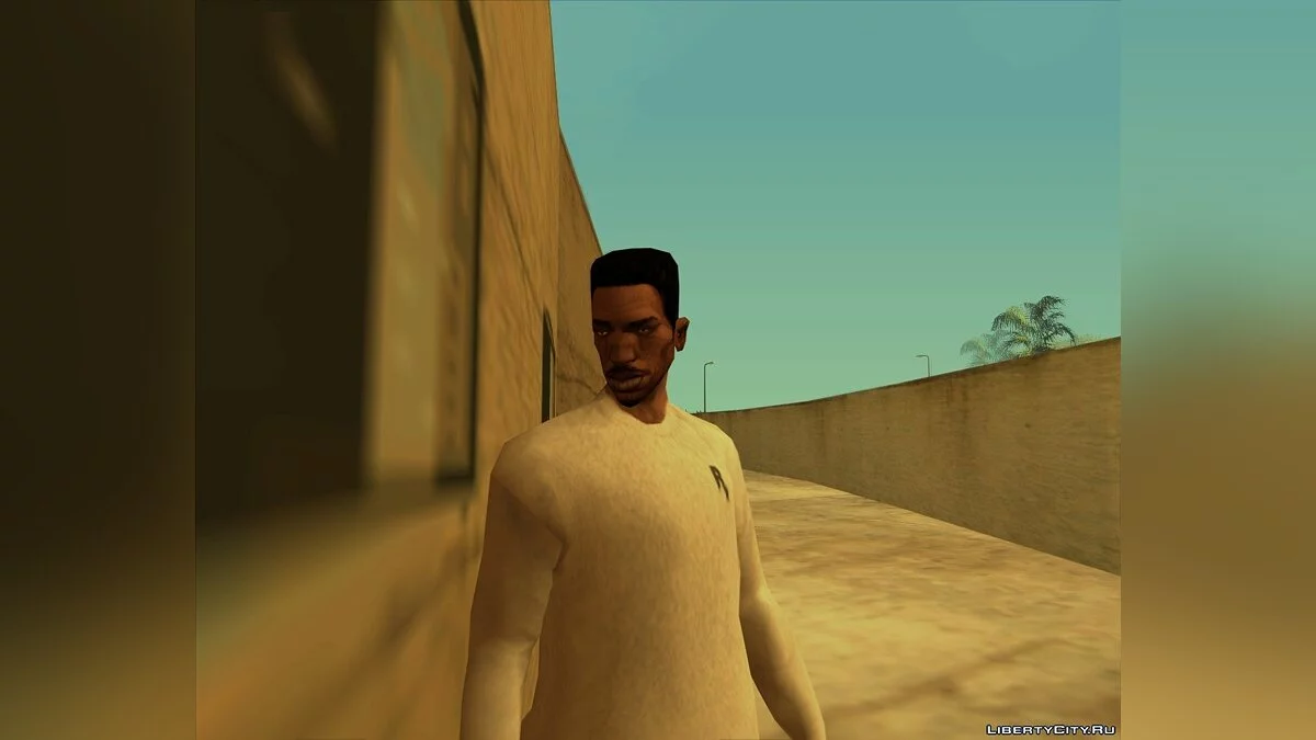 Лицо CJ как в ранней бета (альфа) версии / GTA San Andreas