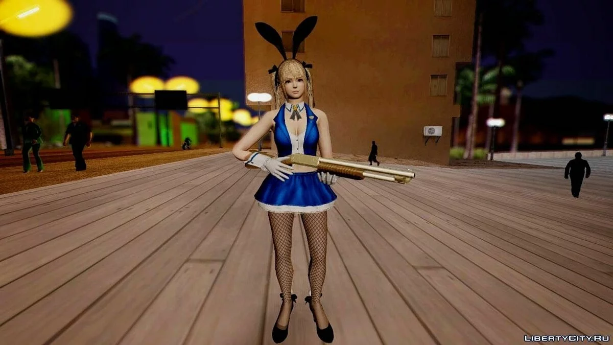 Dead Or Alive 5 Mary Rose Bunny Outfit / GTA San Andreas